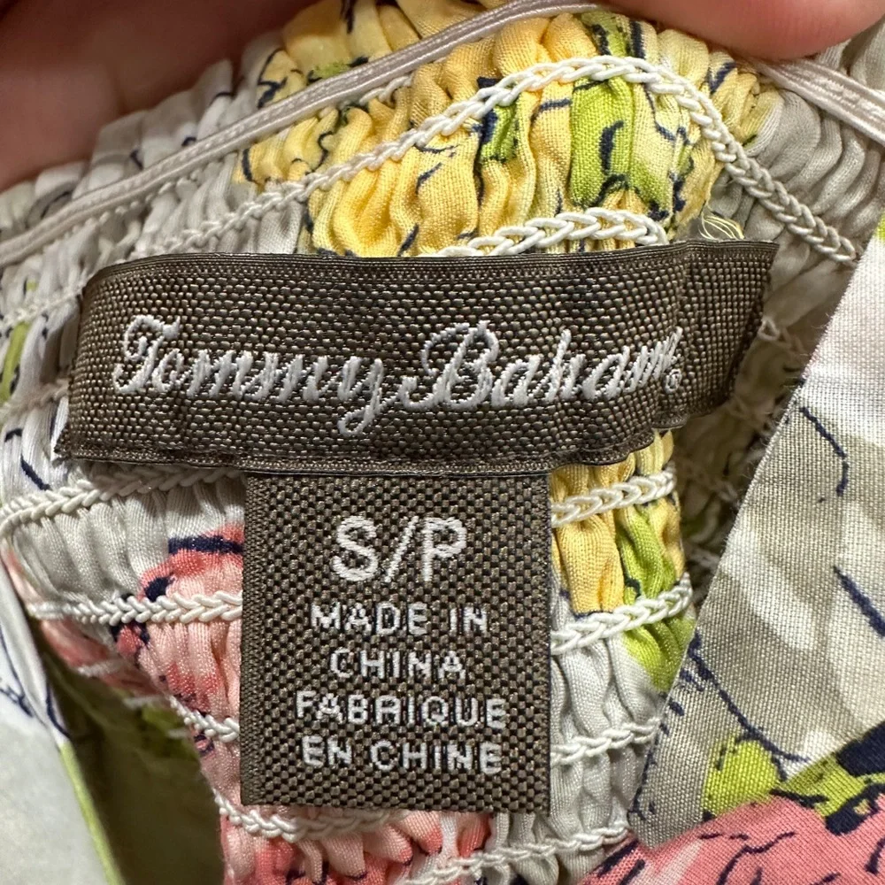 Tommy Bahama Floral Halter Dress small - Picture 3 of 5
